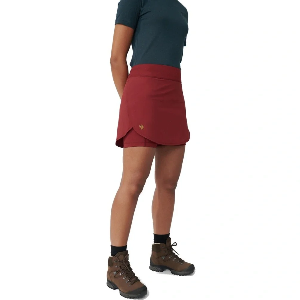 Fjällräven Abisko Midsummer Skort EU 36 US 27 28 4 6 maroon athletic Gorpcore - Picture 6 of 16